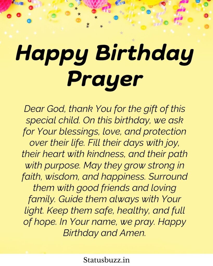 Birthday Prayers for Loved Ones