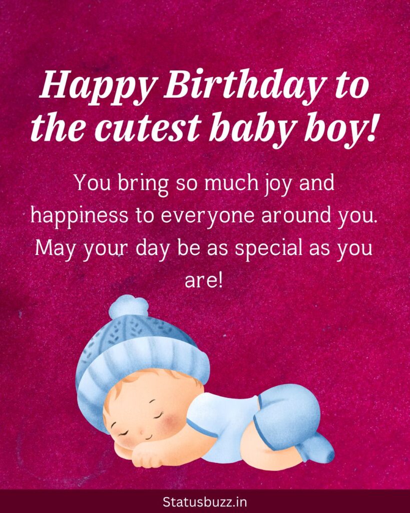 Birthday Wishes For Baby Boy