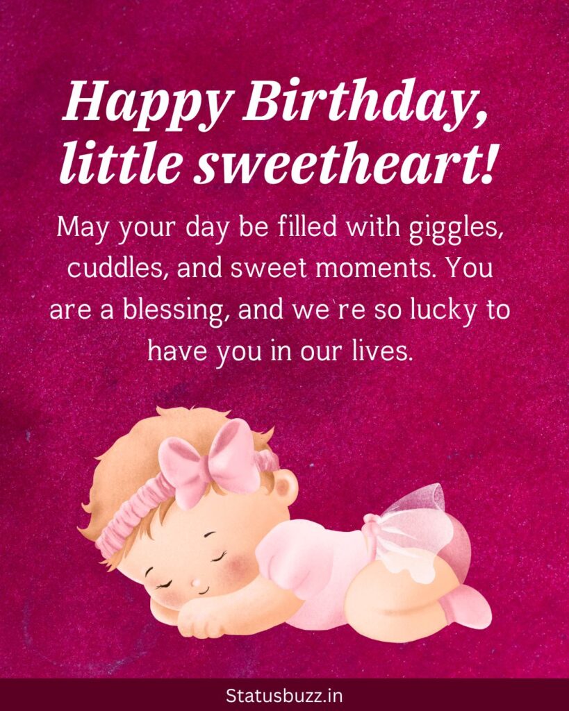 Birthday Wishes For Baby Girl
