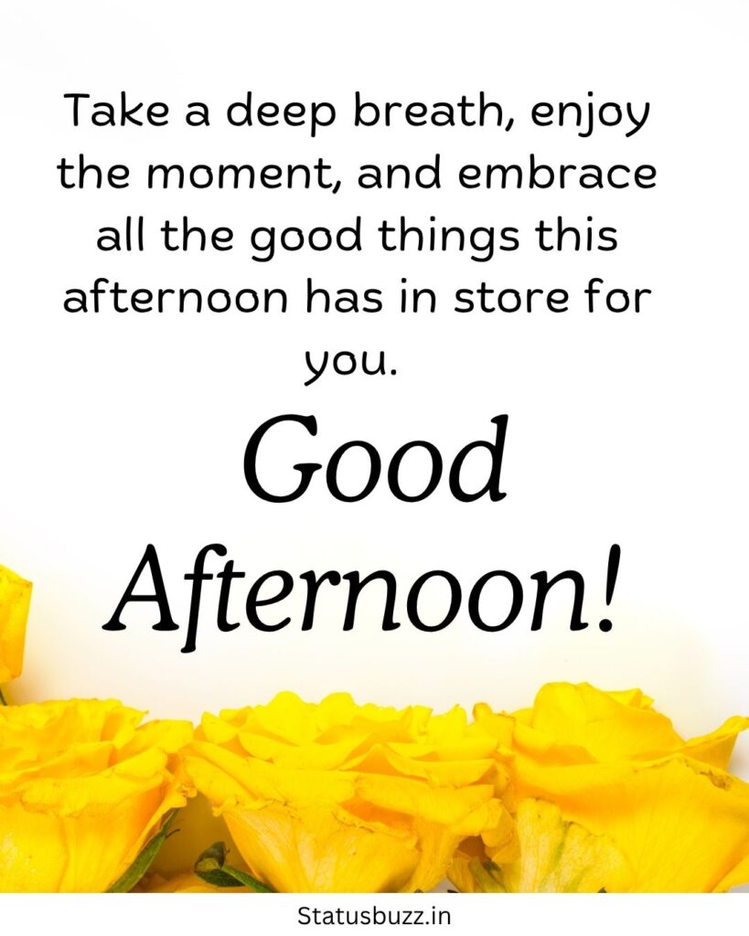 Good Afternoon Wishes