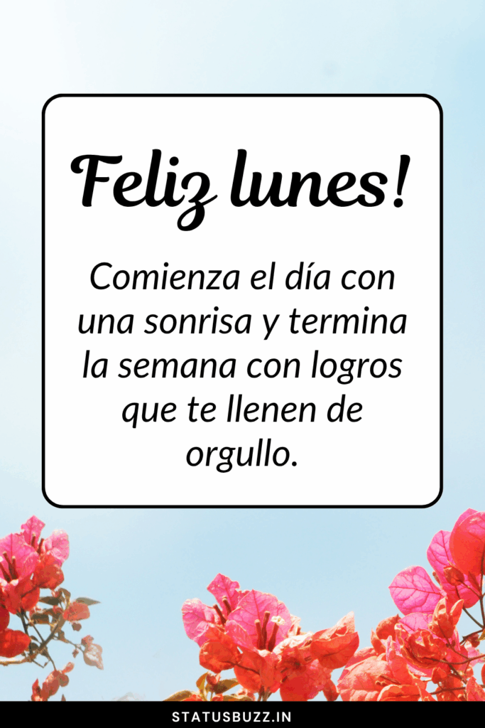 feliz lunes
