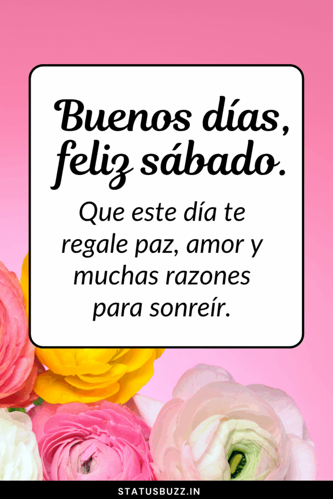 feliz sabado