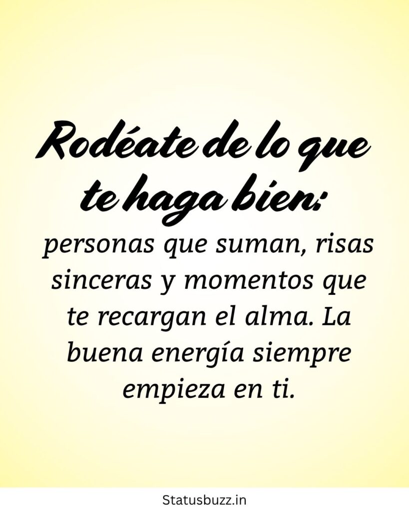 frases de buena energía