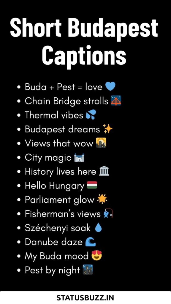 short budapest captions