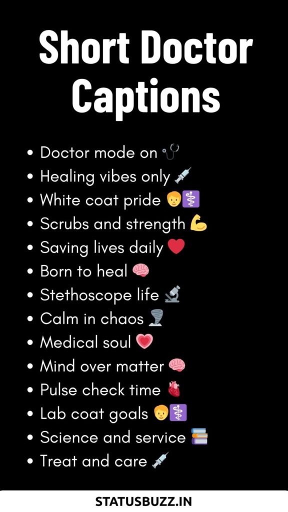Short doctor Captions