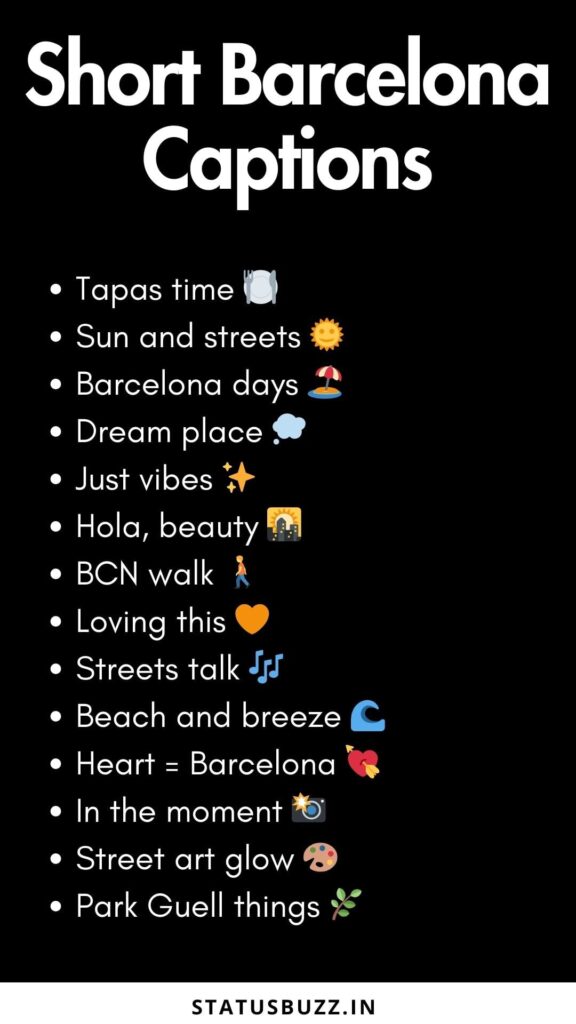 barcelona captions