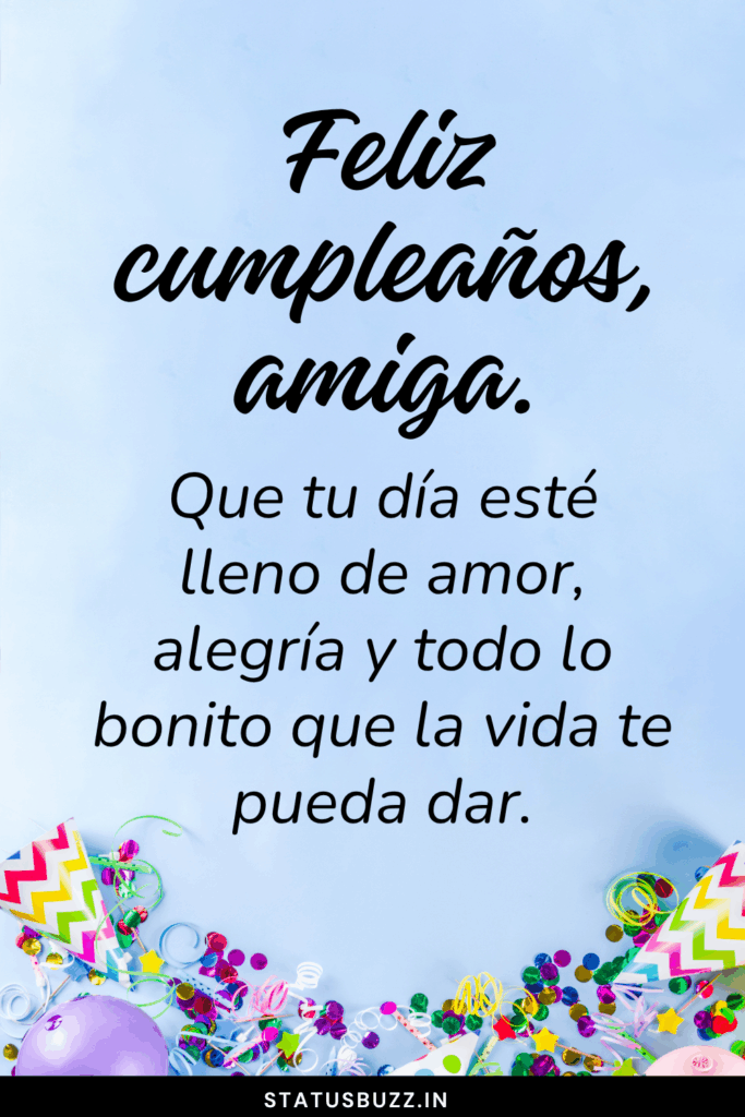 feliz cumpleaños amiga