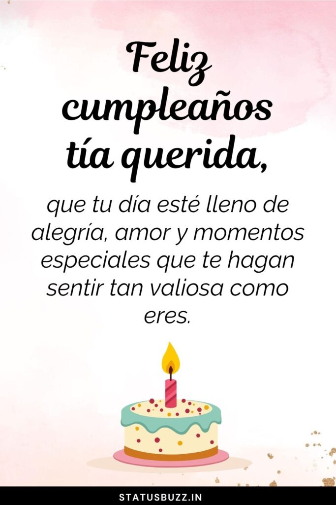 feliz cumpleaños tia