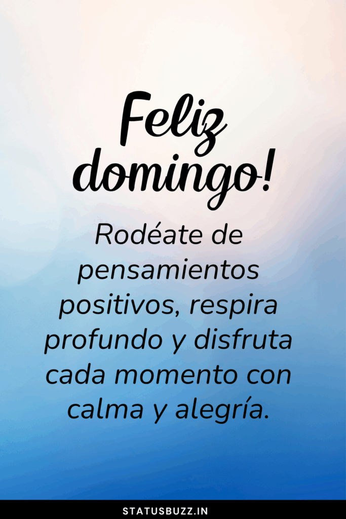 feliz domingo