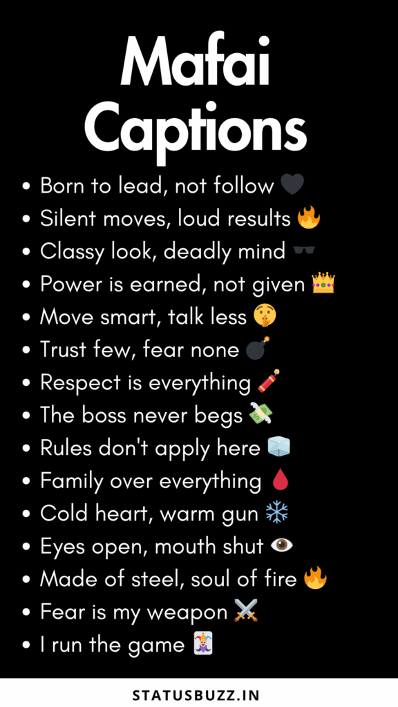 mafia captions