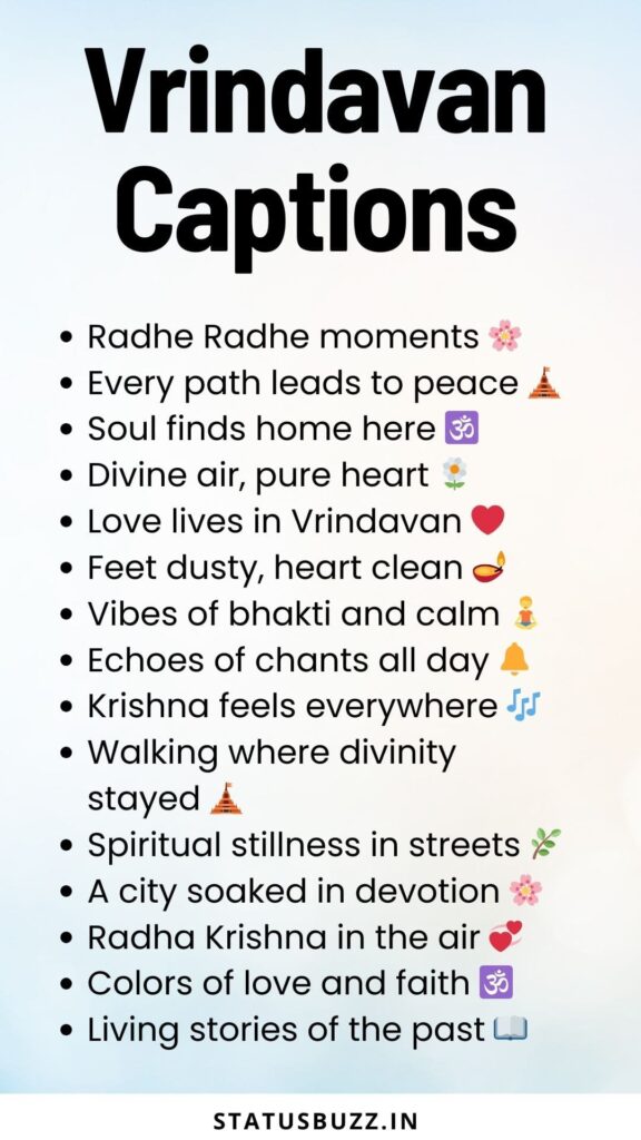 vrindavan captions