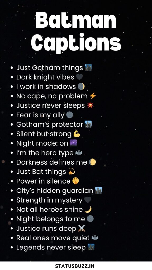 batman captions