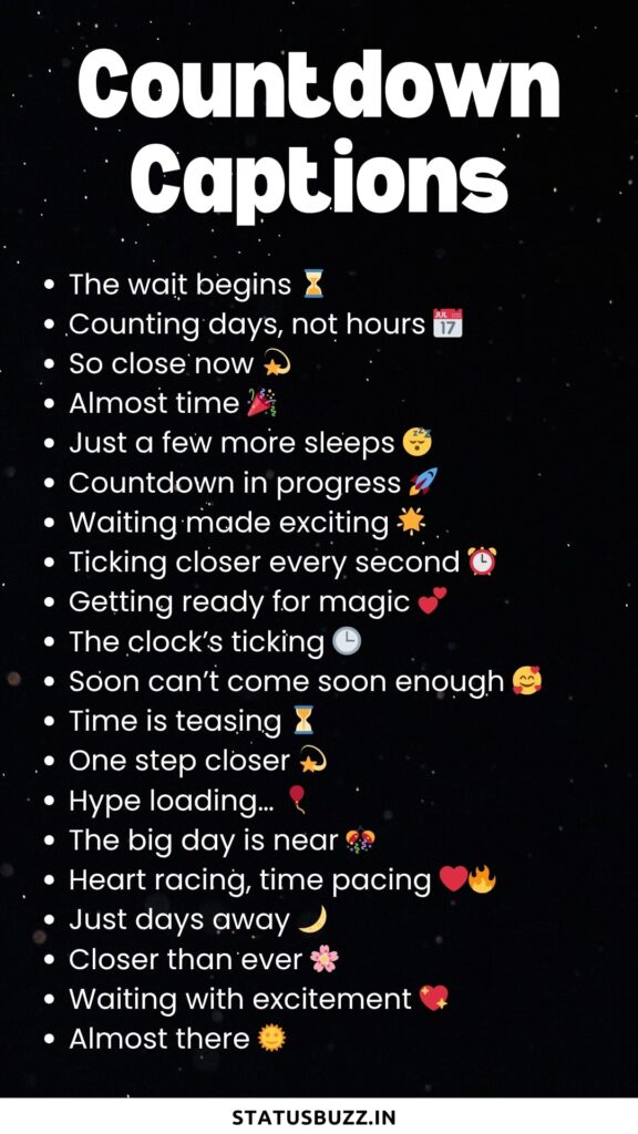 countdown captions