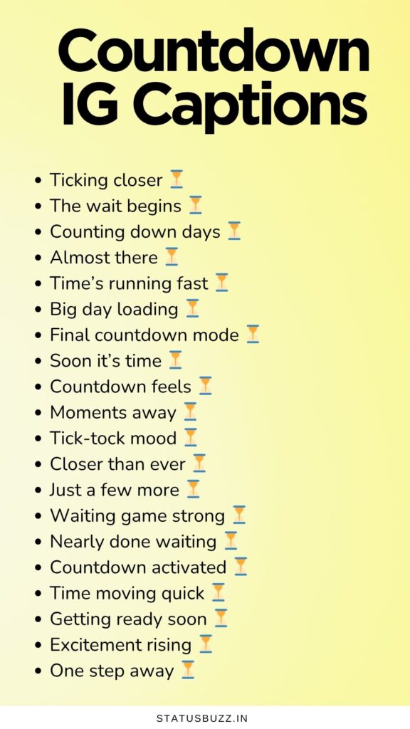 countdown captions