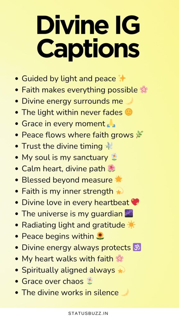 divine captions