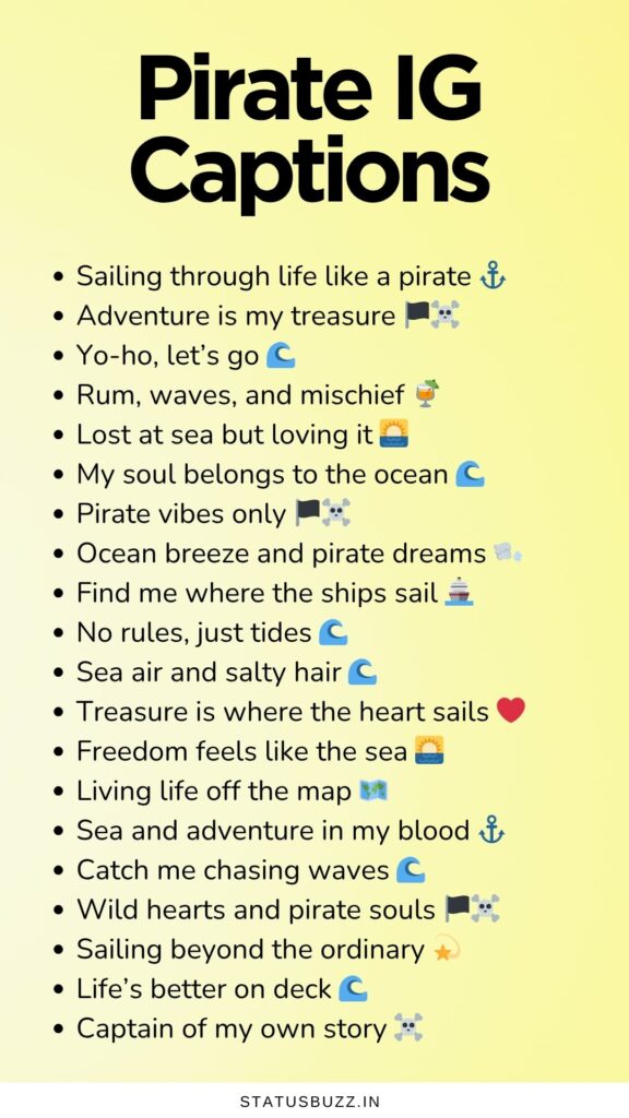 pirate captions 