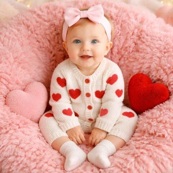 Valentine Plush Blanket Nest