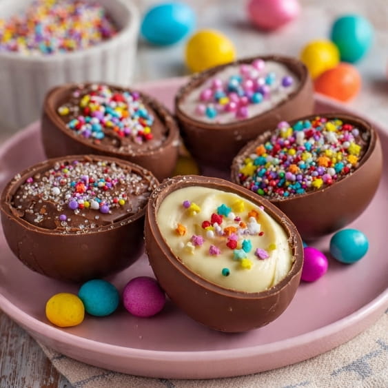 Balloon Chocolate Eggs & Pudding