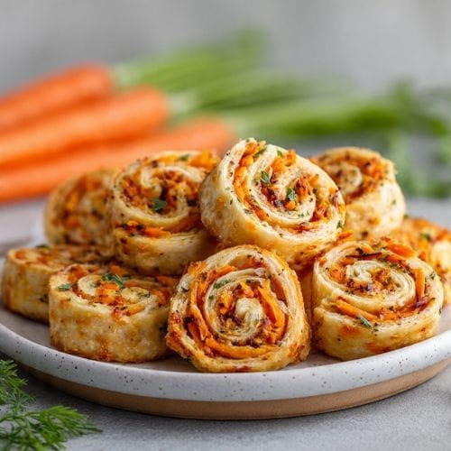 Carrot and Cheese Pinwheels