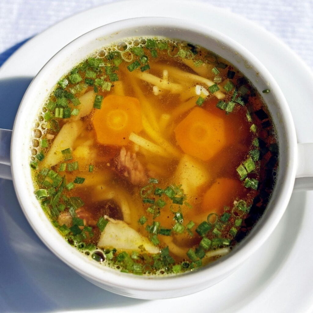 Clear Vegetable Broth Soup