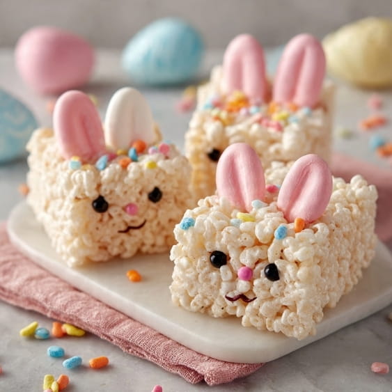 Easter Bunny Krispie Treats