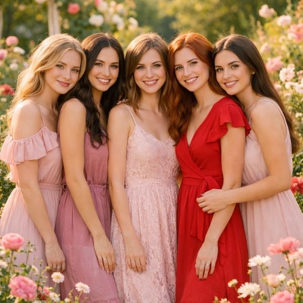 Garden Friendship Pose