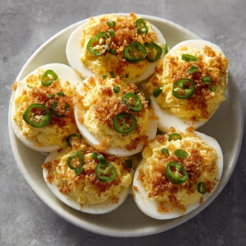 Jalapeño Popper Deviled Eggs