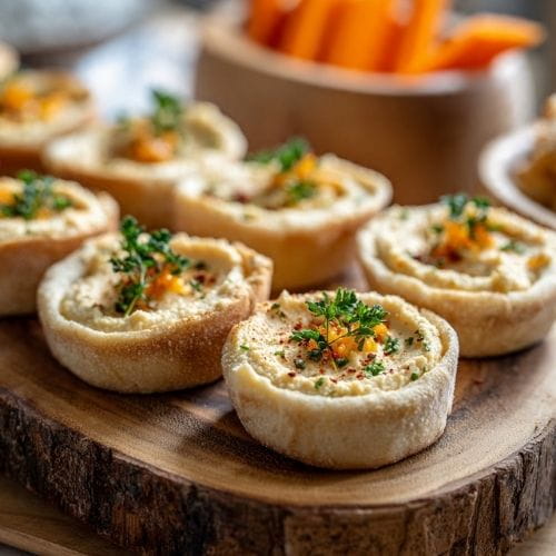 Mini Pita with Hummus