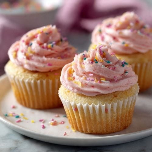 Pink Lemonade Cupcakes