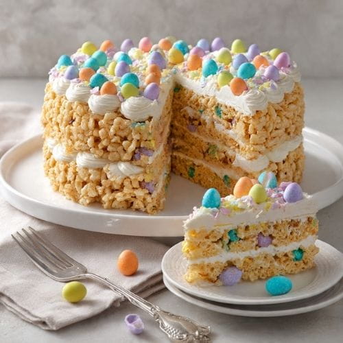 Rice Krispie Treat Cake