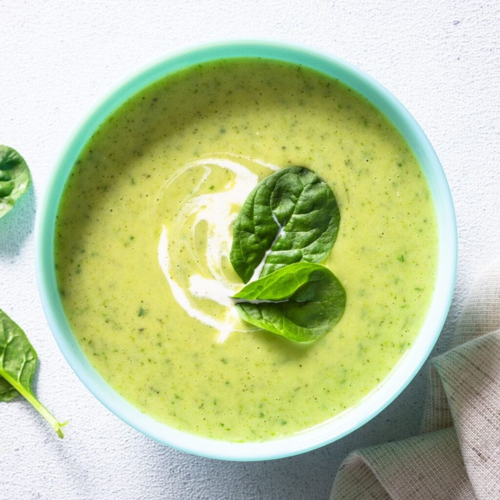 Zucchini and Mint Soup