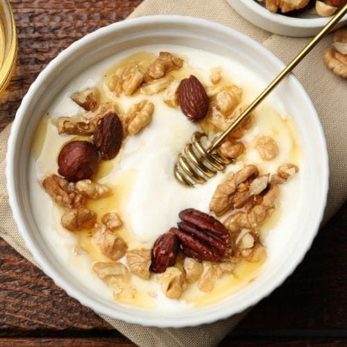 Greek Yogurt with Honey and Nuts