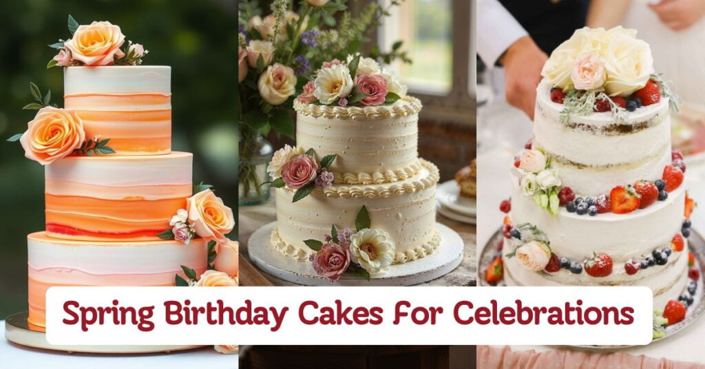 Spring Birthday Cakes For Sweet Celebrations