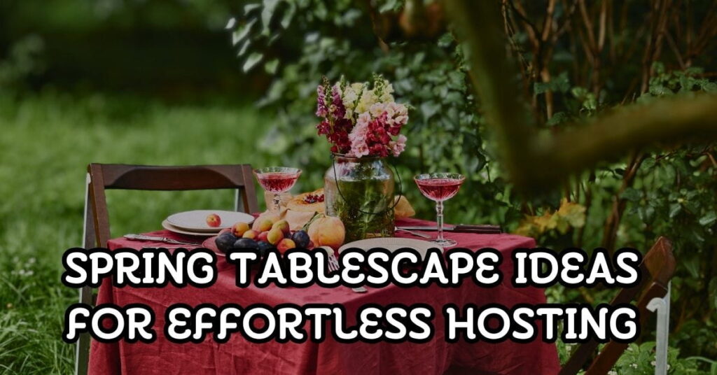 Spring Tablescape Ideas For Effortless Hosting
