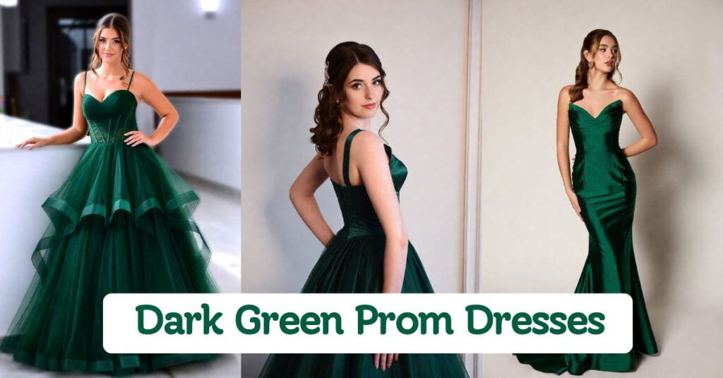 Dark Green Prom Dresses That Stand Out