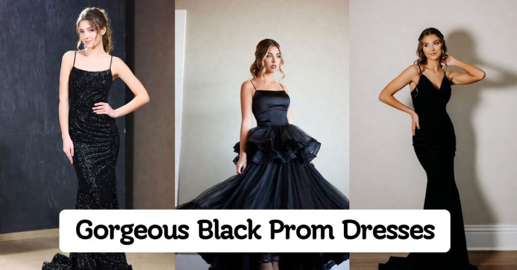 40+ Gorgeous Black Prom Dresses to Try