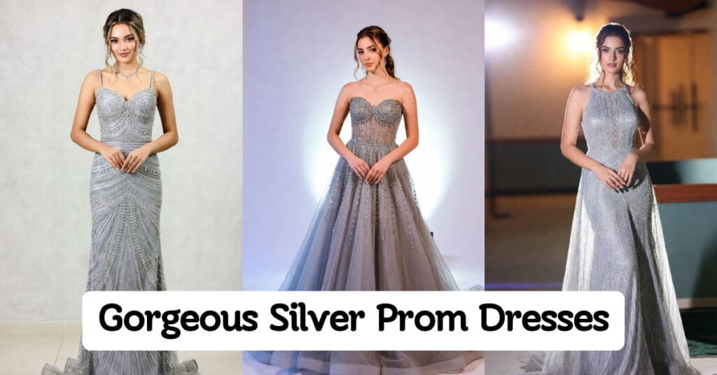 Gorgeous Silver Prom Dresses to Try