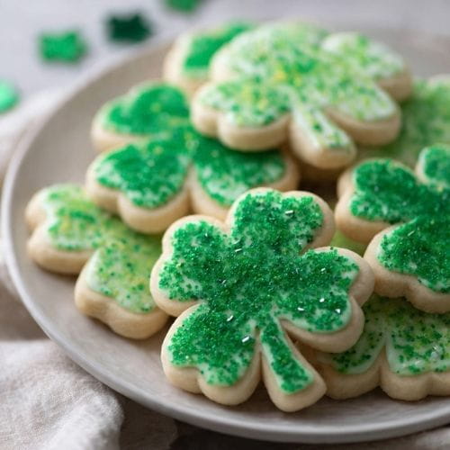 Shamrock Sugar Cookies