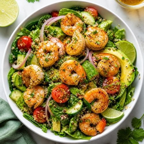 Honey Lime Shrimp Salad