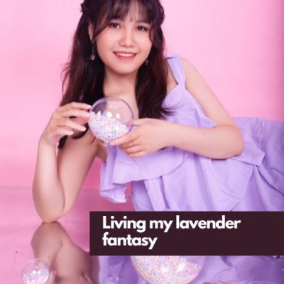 LAVENDER DRESS CAPTIONS