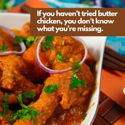 butter chicken captions