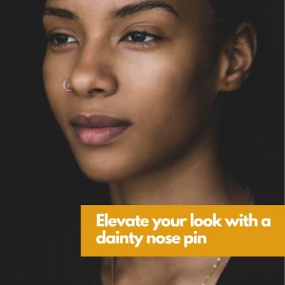 nose pin captions